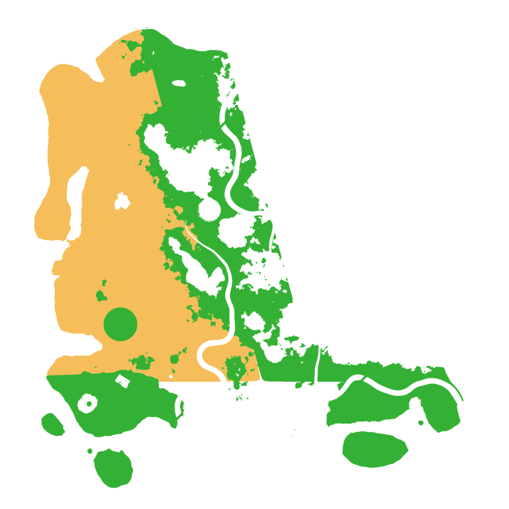 Biome Rust Map: Procedural Map, Size: 4000, Seed: 2013495832