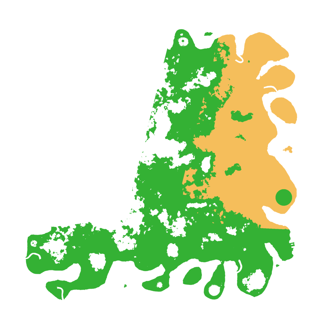 Biome Rust Map: Procedural Map, Size: 5000, Seed: 779668