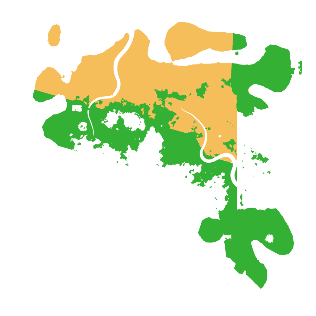 Biome Rust Map: Procedural Map, Size: 3500, Seed: 723543329