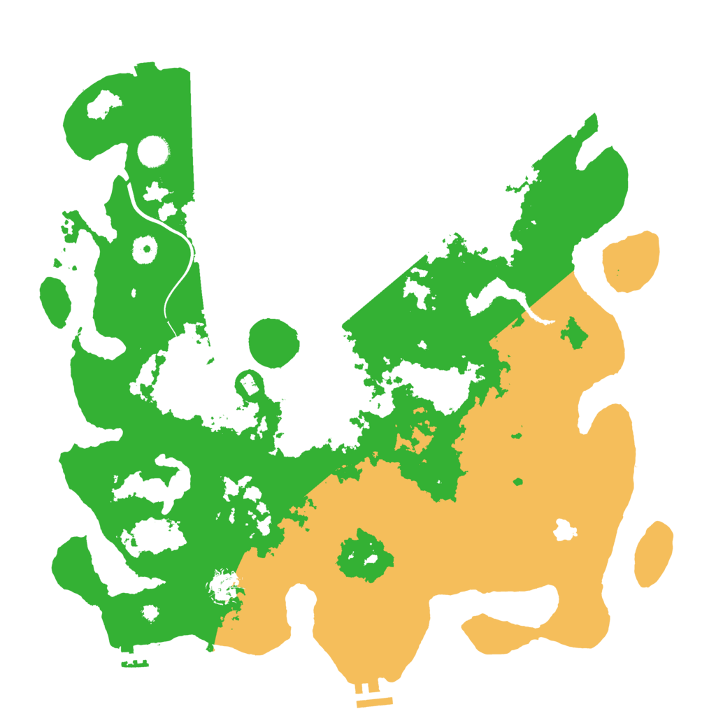Biome Rust Map: Procedural Map, Size: 4000, Seed: 132825