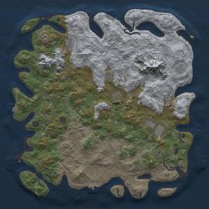 Thumbnail Rust Map: Procedural Map, Size: 5000, Seed: 476567, 19 Monuments