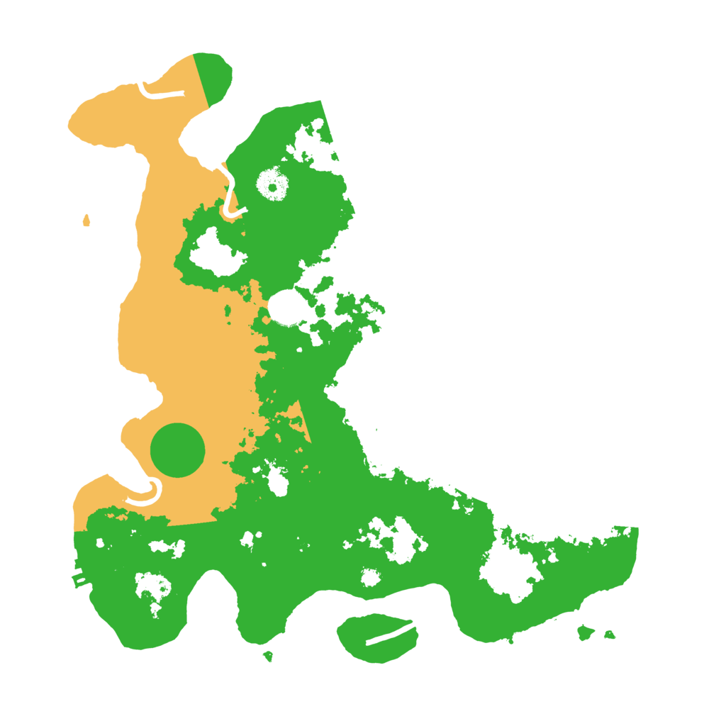 Biome Rust Map: Procedural Map, Size: 3500, Seed: 201701501