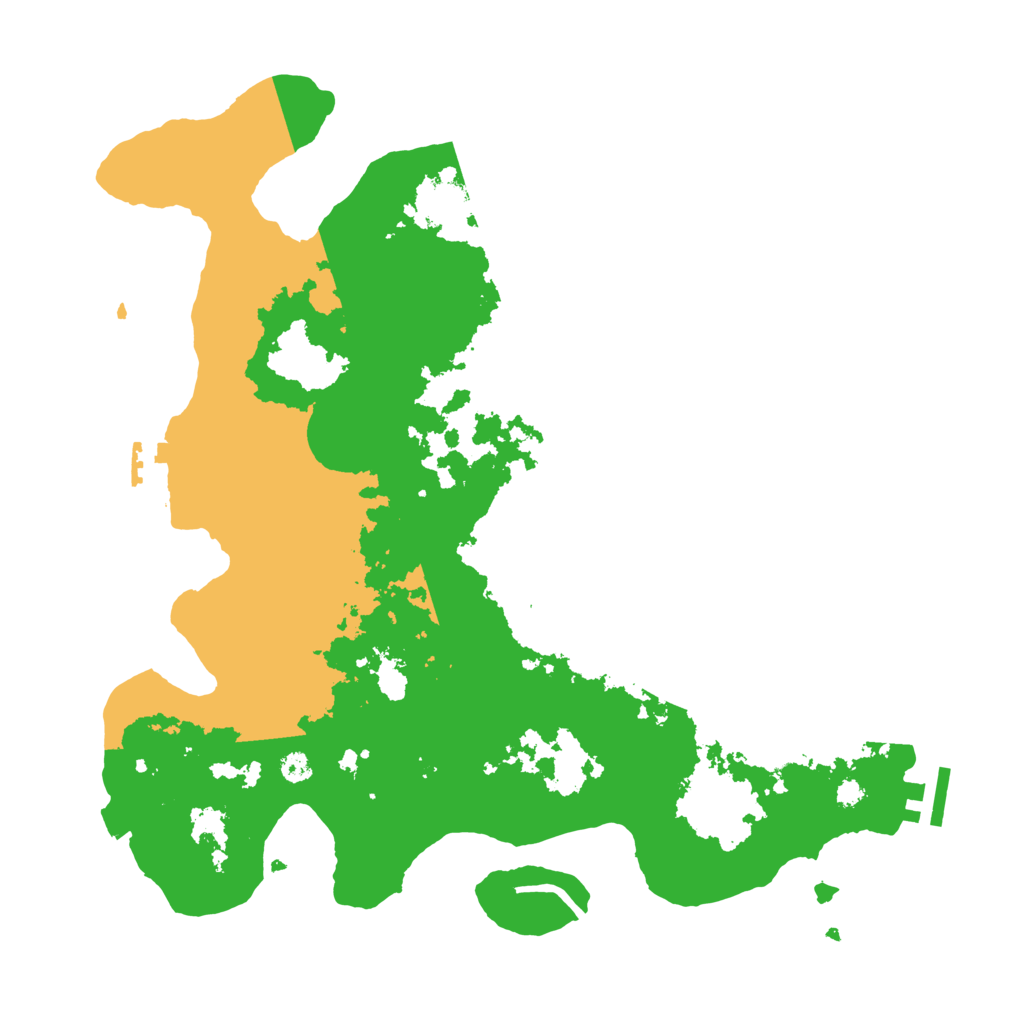 Biome Rust Map: Procedural Map, Size: 3500, Seed: 201701501