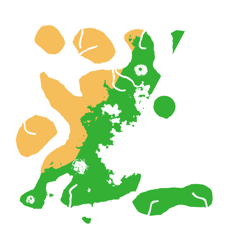 Biome Rust Map: Procedural Map, Size: 3000, Seed: 515487291