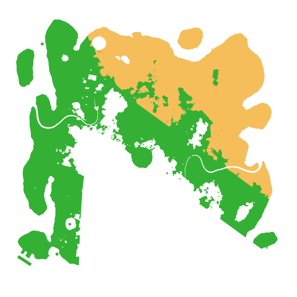 Biome Rust Map: Procedural Map, Size: 3900, Seed: 2165498