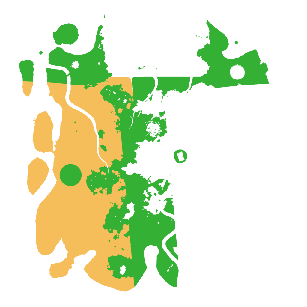 Biome Rust Map: Procedural Map, Size: 3700, Seed: 1967389379