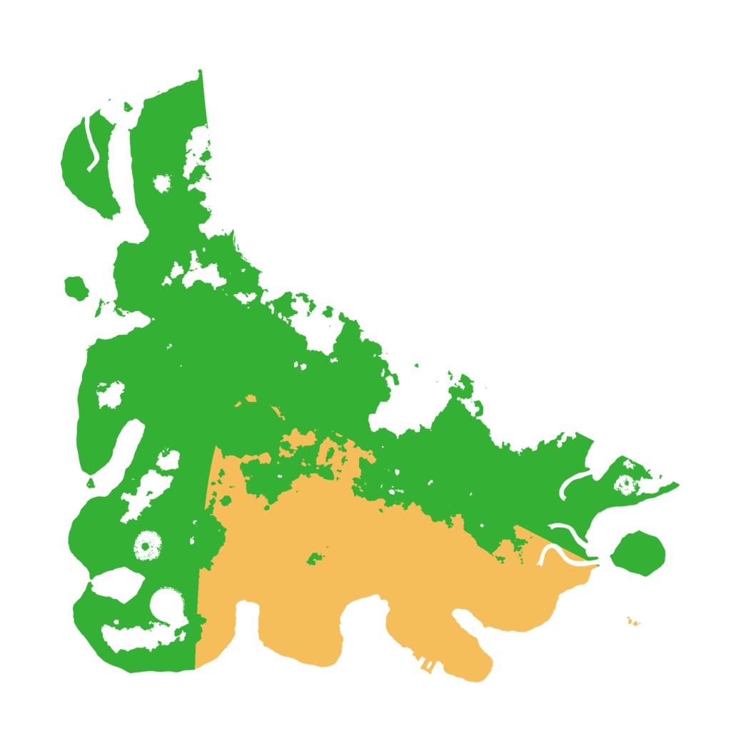 Biome Rust Map: Procedural Map, Size: 3800, Seed: 1221