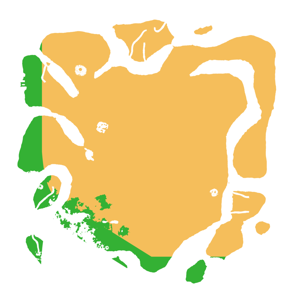 Biome Rust Map: Procedural Map, Size: 4000, Seed: 13837