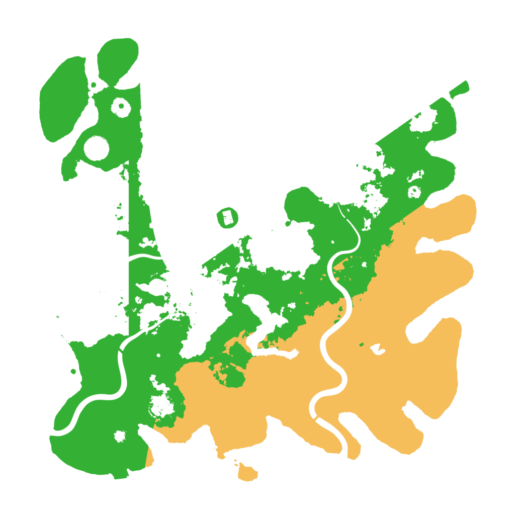 Biome Rust Map: Procedural Map, Size: 4000, Seed: 5342507