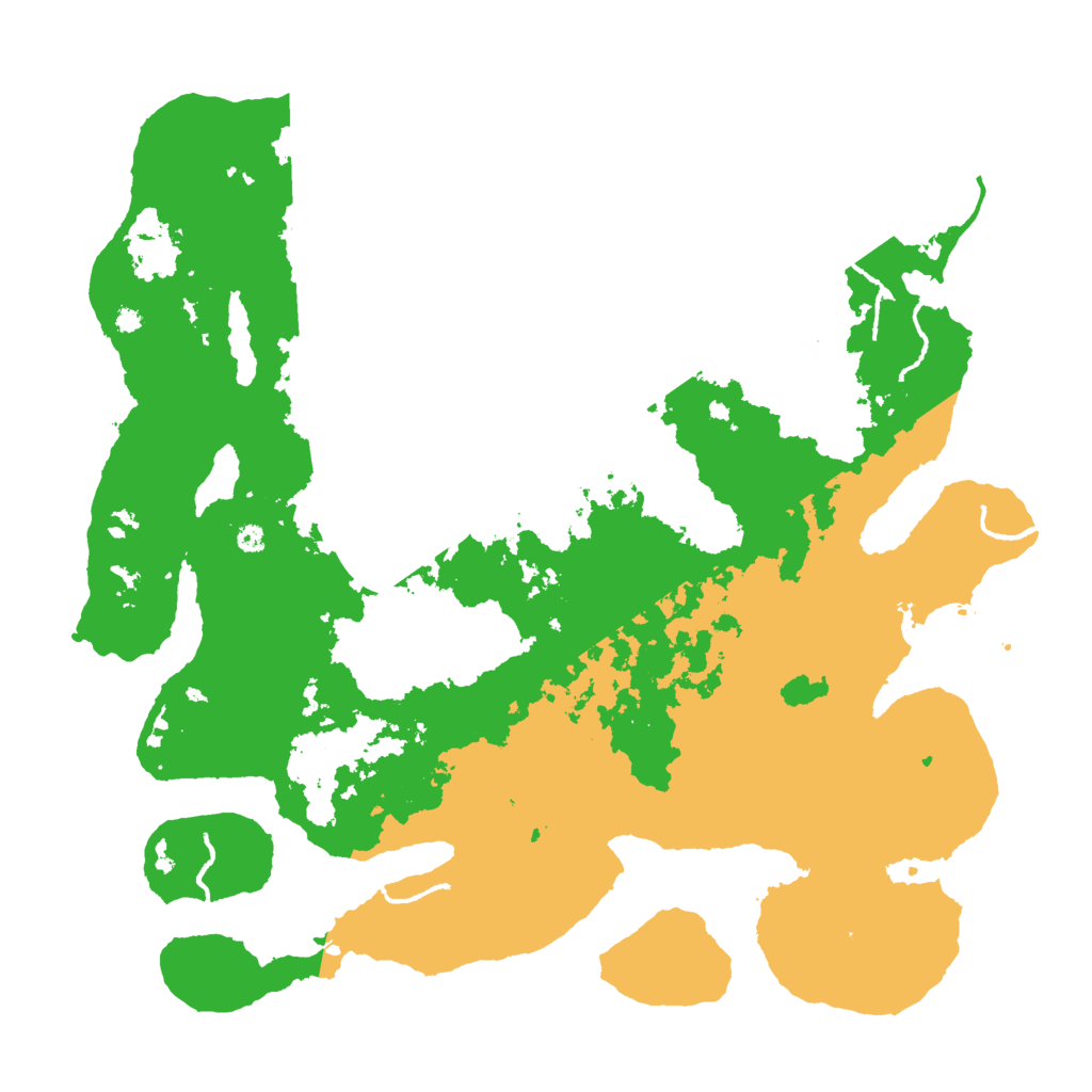 Biome Rust Map: Procedural Map, Size: 4000, Seed: 5342507