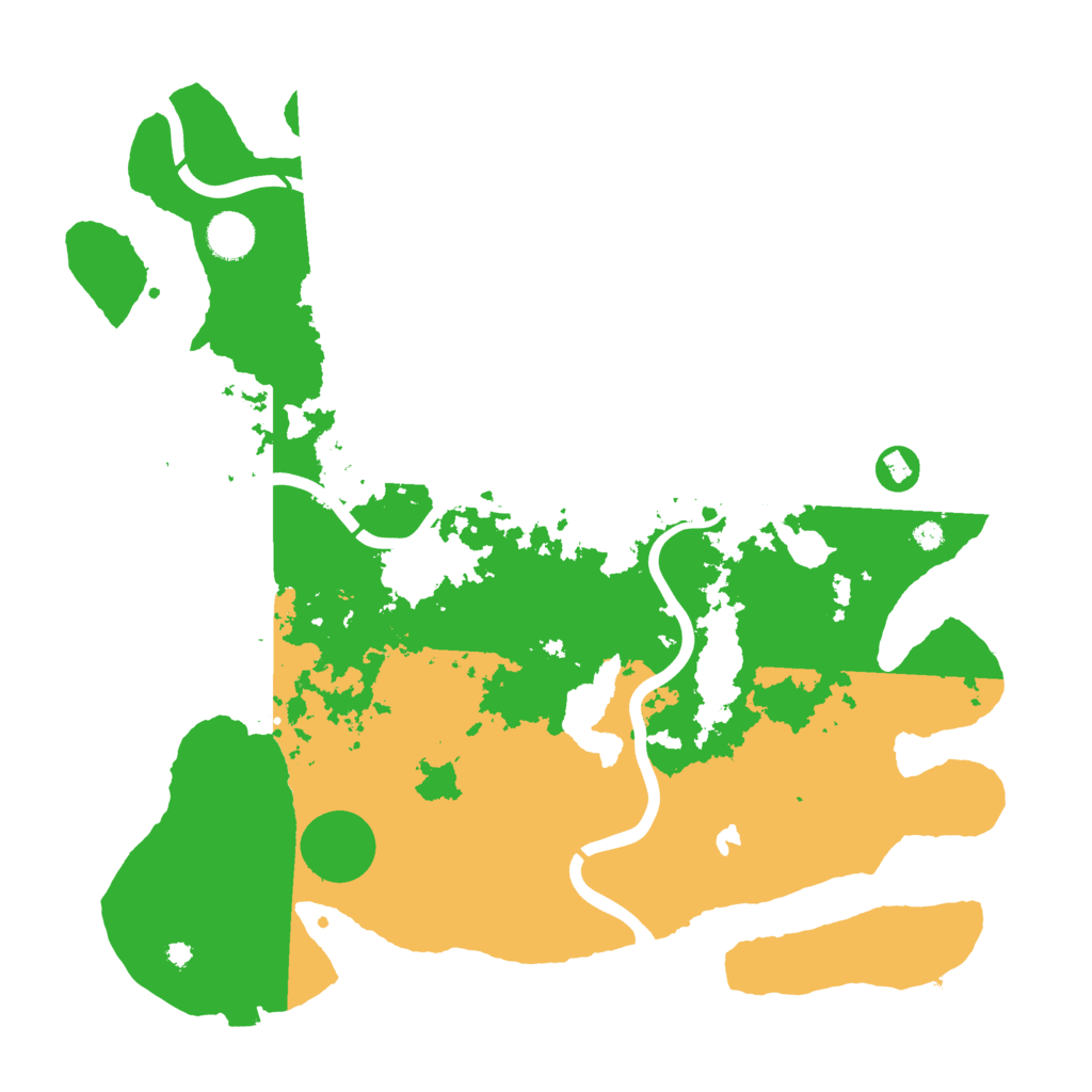 Biome Rust Map: Procedural Map, Size: 4000, Seed: 48144057