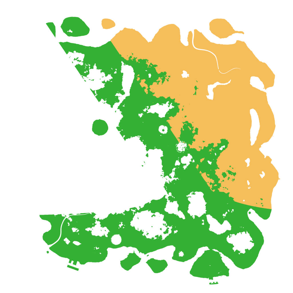 Biome Rust Map: Procedural Map, Size: 5000, Seed: 2350
