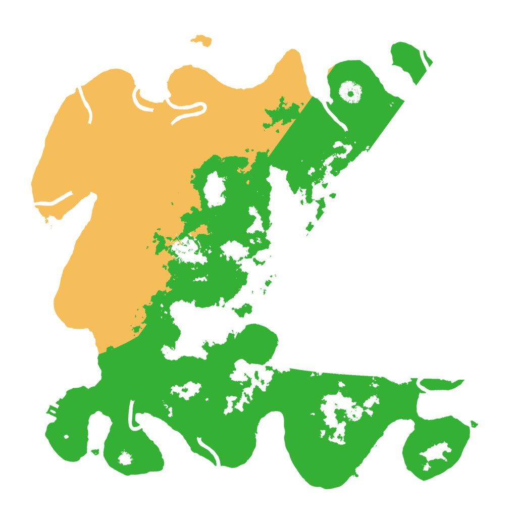 Biome Rust Map: Procedural Map, Size: 3500, Seed: 6899