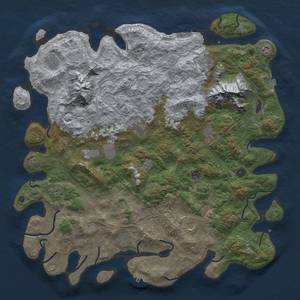 Thumbnail Rust Map: Procedural Map, Size: 5000, Seed: 1487402611, 19 Monuments