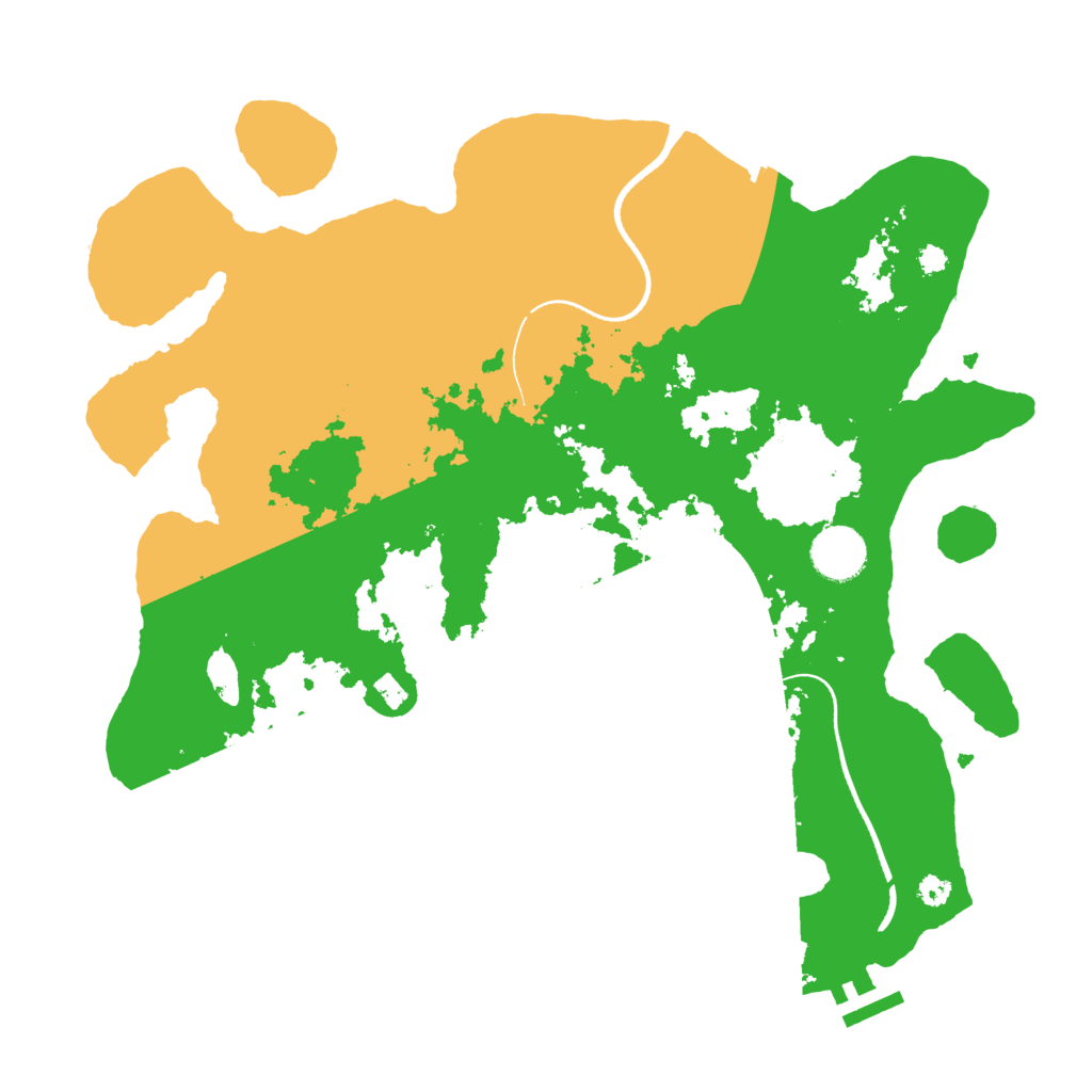 Biome Rust Map: Procedural Map, Size: 3500, Seed: 1781472