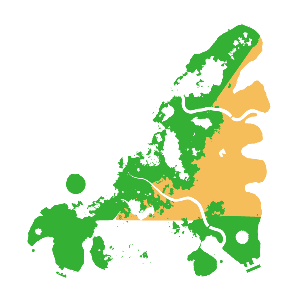 Biome Rust Map: Procedural Map, Size: 4000, Seed: 1015609570