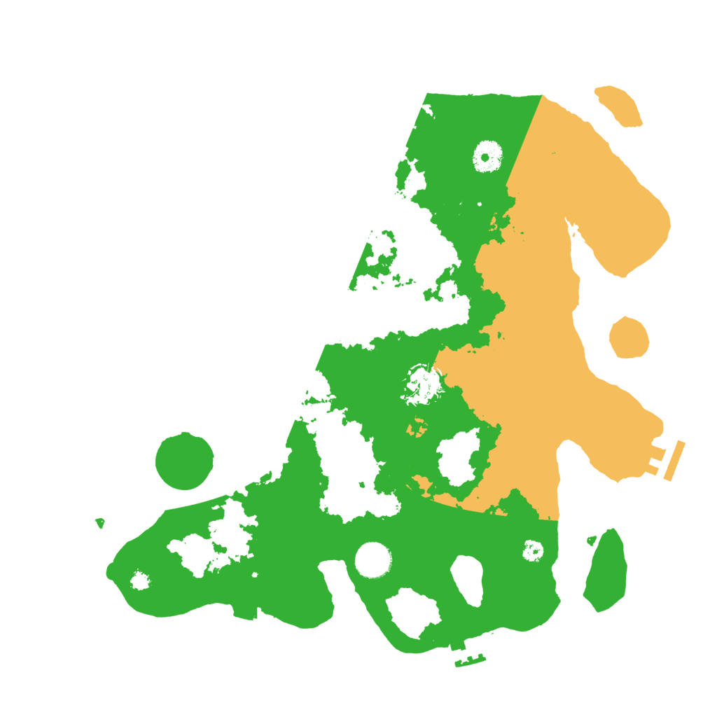 Biome Rust Map: Procedural Map, Size: 3500, Seed: 5646546