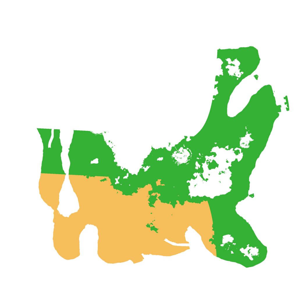 Biome Rust Map: Procedural Map, Size: 3000, Seed: 117342425