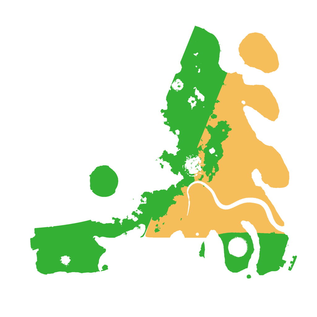 Biome Rust Map: Procedural Map, Size: 3000, Seed: 1291883583