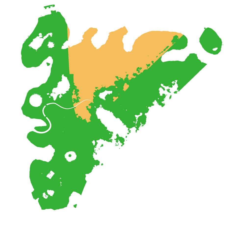 Biome Rust Map: Procedural Map, Size: 3500, Seed: 1707214758