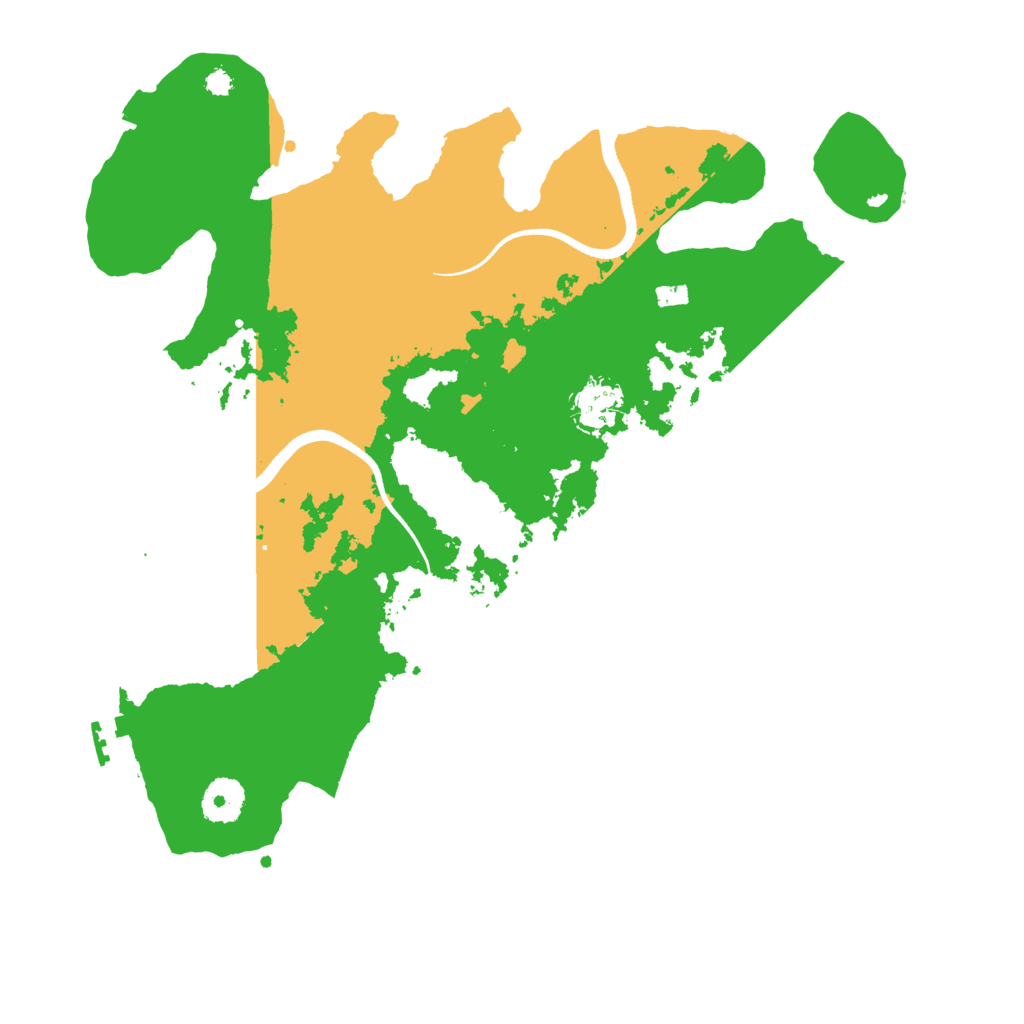 Biome Rust Map: Procedural Map, Size: 3500, Seed: 1707214758