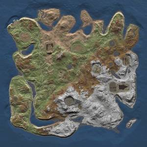Thumbnail Rust Map: Procedural Map, Size: 4000, Seed: 20, 15 Monuments
