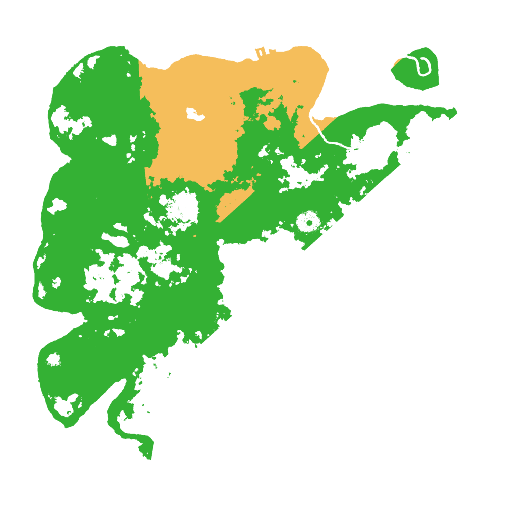 Biome Rust Map: Procedural Map, Size: 3500, Seed: 114