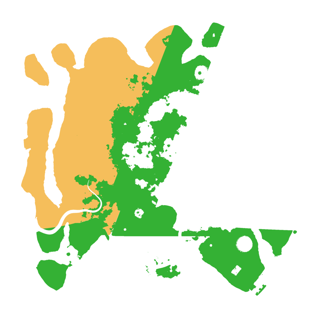 Biome Rust Map: Procedural Map, Size: 3500, Seed: 56789