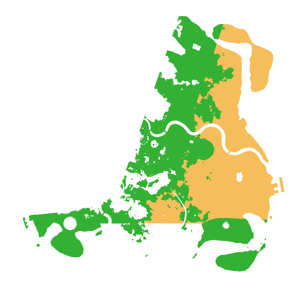 Biome Rust Map: Procedural Map, Size: 4000, Seed: 151323547