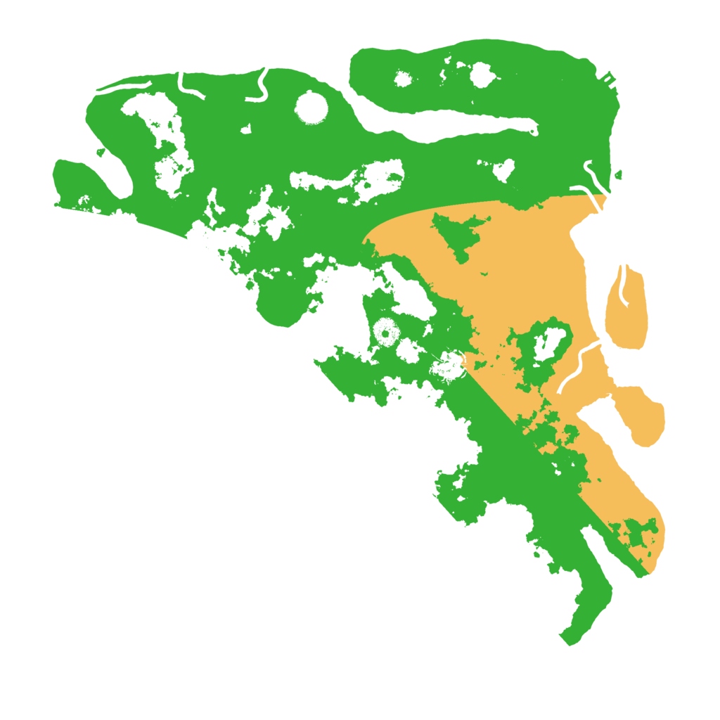 Biome Rust Map: Procedural Map, Size: 4000, Seed: 6666