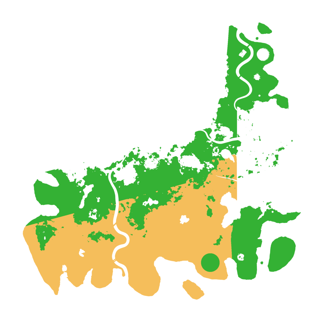 Biome Rust Map: Procedural Map, Size: 4500, Seed: 7476