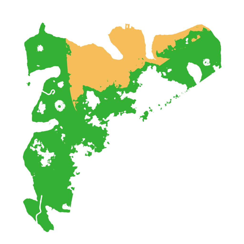 Biome Rust Map: Procedural Map, Size: 3500, Seed: 84