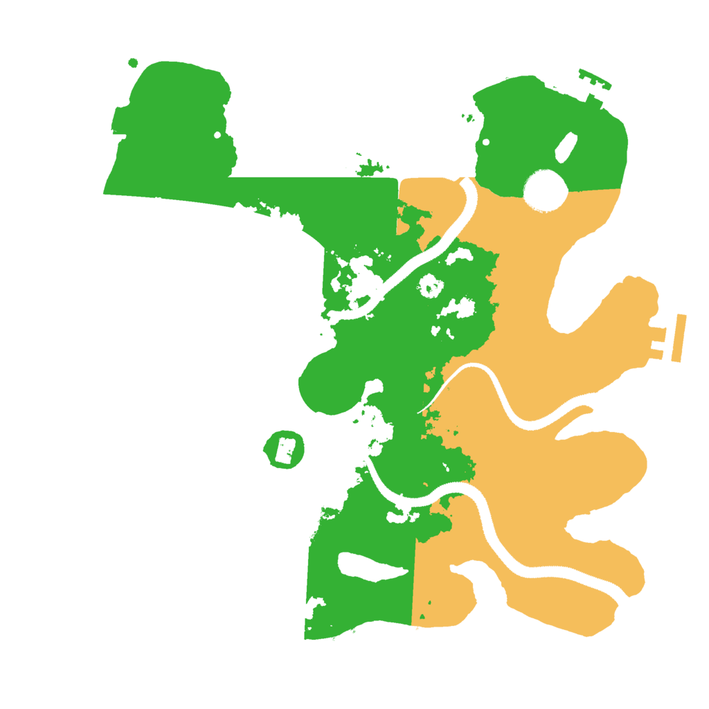 Biome Rust Map: Procedural Map, Size: 3000, Seed: 1910021122