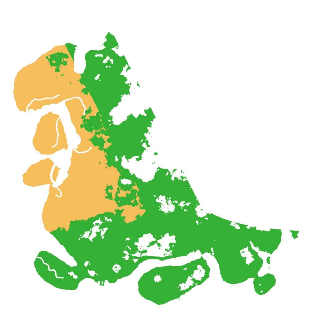 Biome Rust Map: Procedural Map, Size: 4000, Seed: 2103