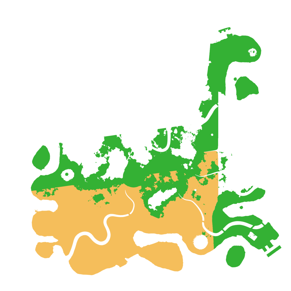Biome Rust Map: Procedural Map, Size: 3600, Seed: 12652197