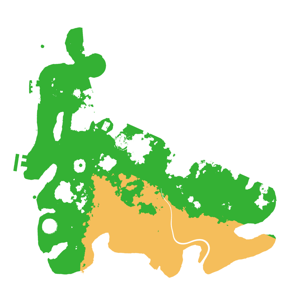 Biome Rust Map: Procedural Map, Size: 3500, Seed: 2147483641