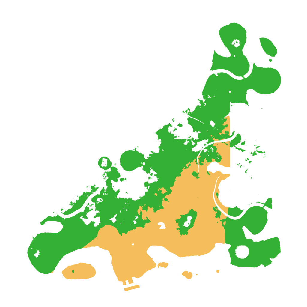 Biome Rust Map: Procedural Map, Size: 4000, Seed: 105