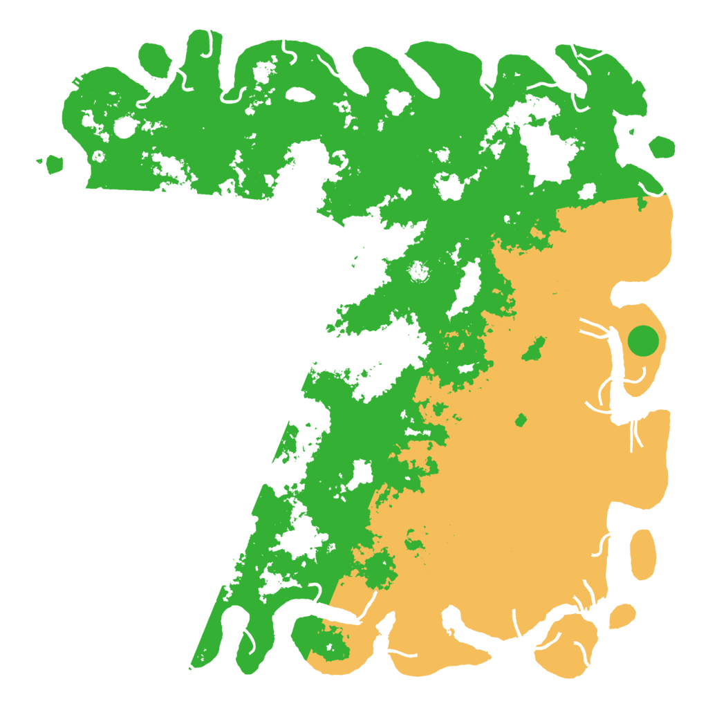 Biome Rust Map: Procedural Map, Size: 6000, Seed: 18412529