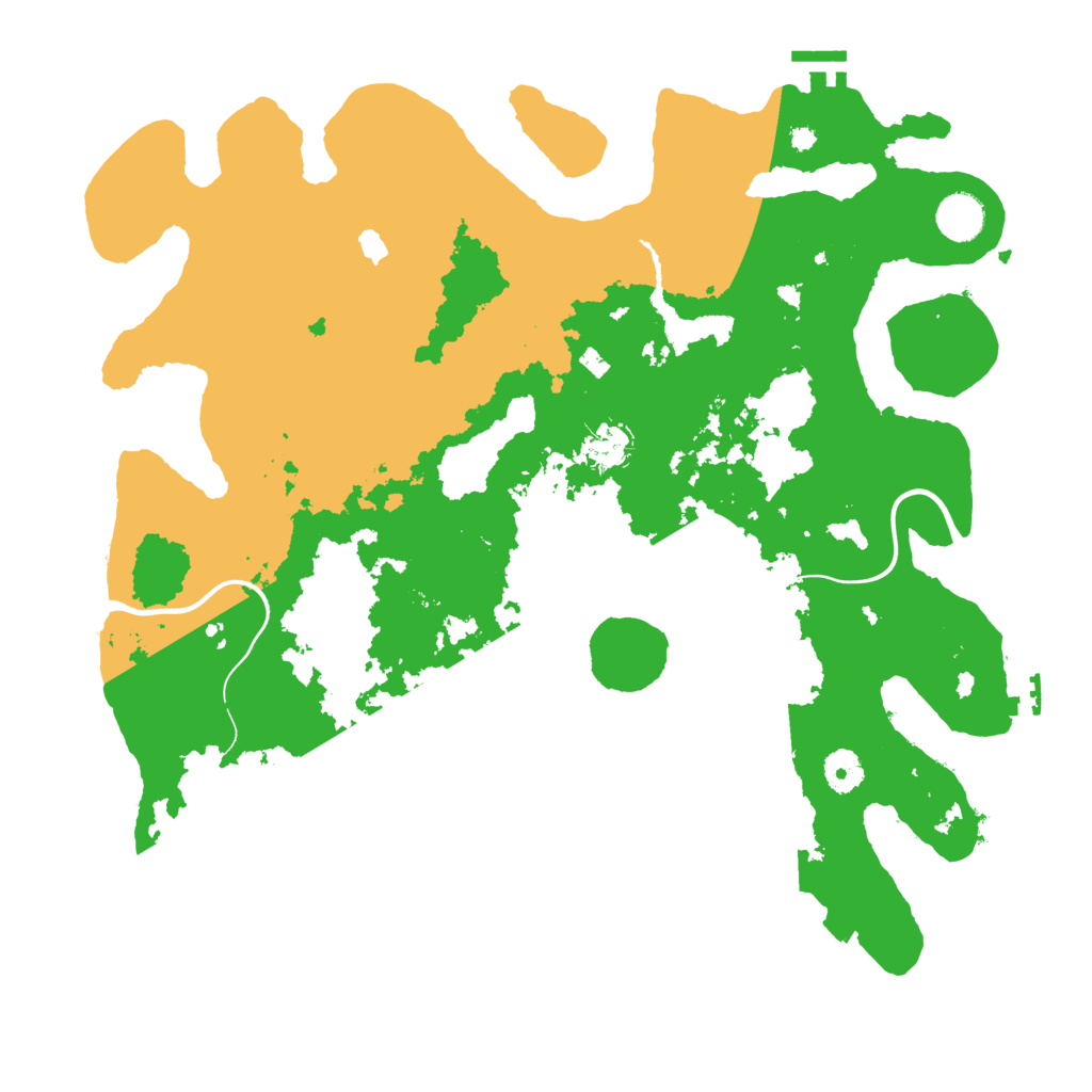 Biome Rust Map: Procedural Map, Size: 4000, Seed: 7661622