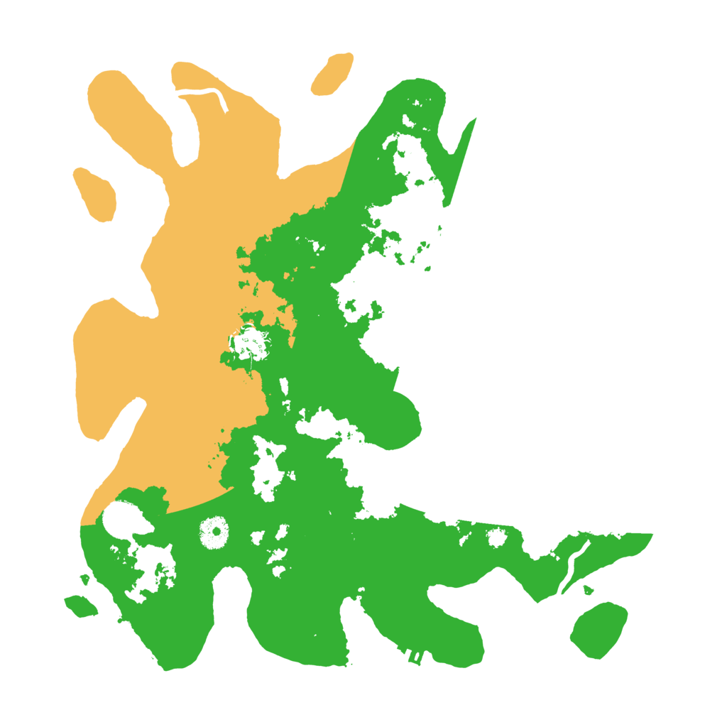 Biome Rust Map: Procedural Map, Size: 3500, Seed: 69698134