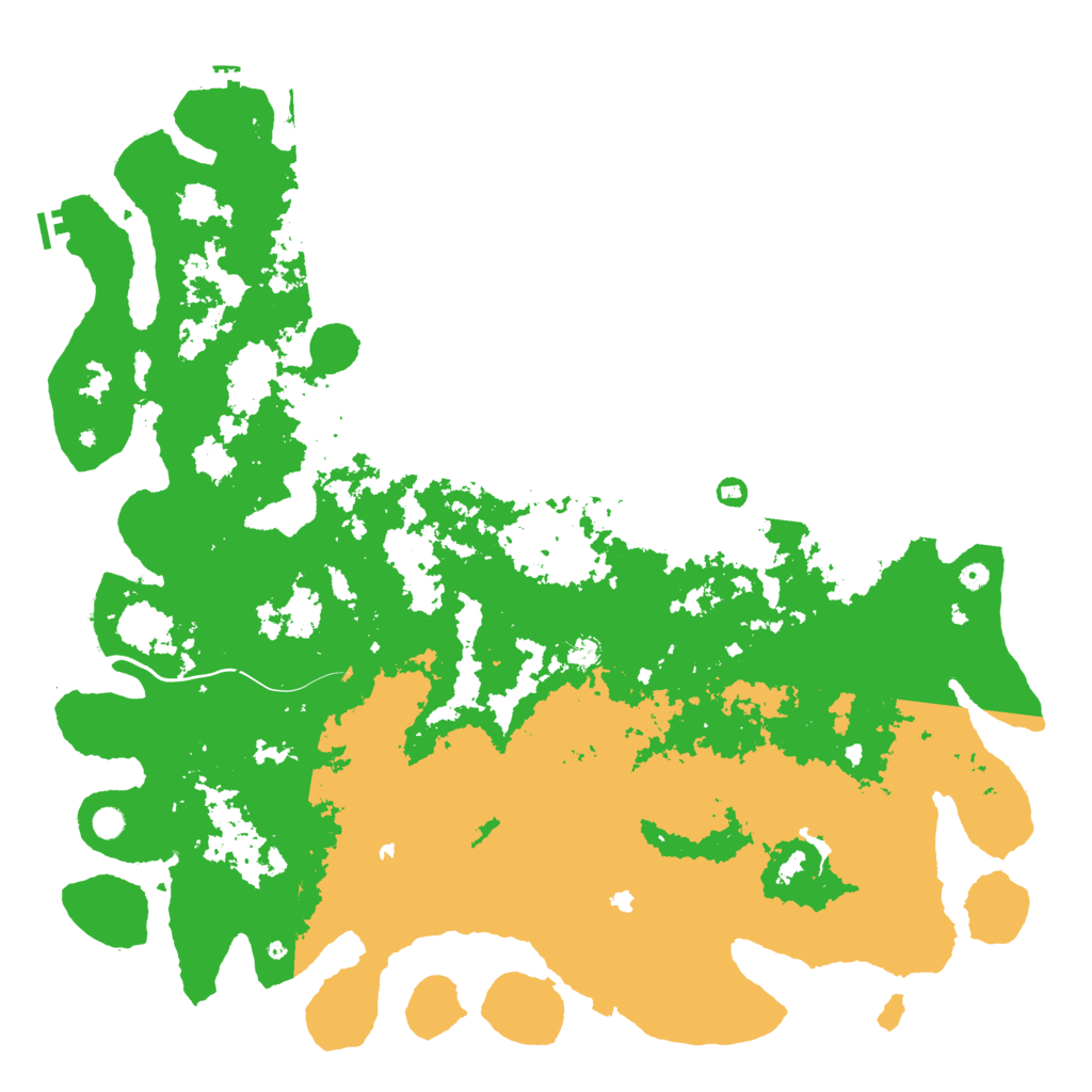 Biome Rust Map: Procedural Map, Size: 6000, Seed: 87581505