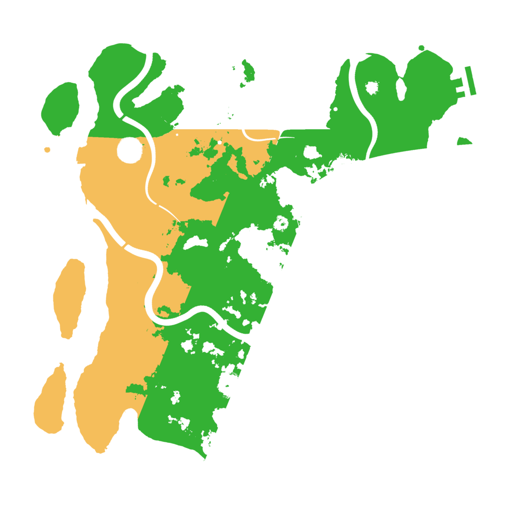 Biome Rust Map: Procedural Map, Size: 3600, Seed: 352
