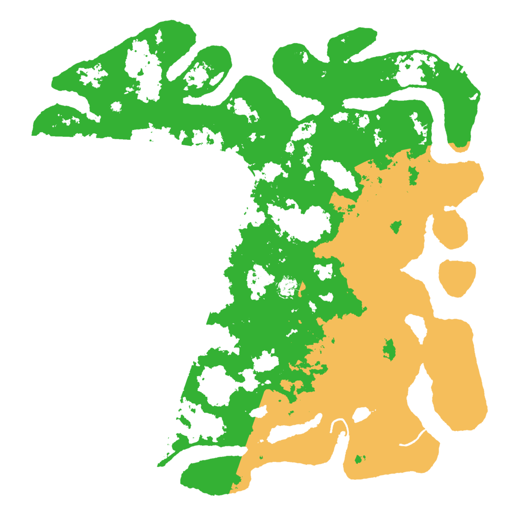 Biome Rust Map: Procedural Map, Size: 4500, Seed: 2352139