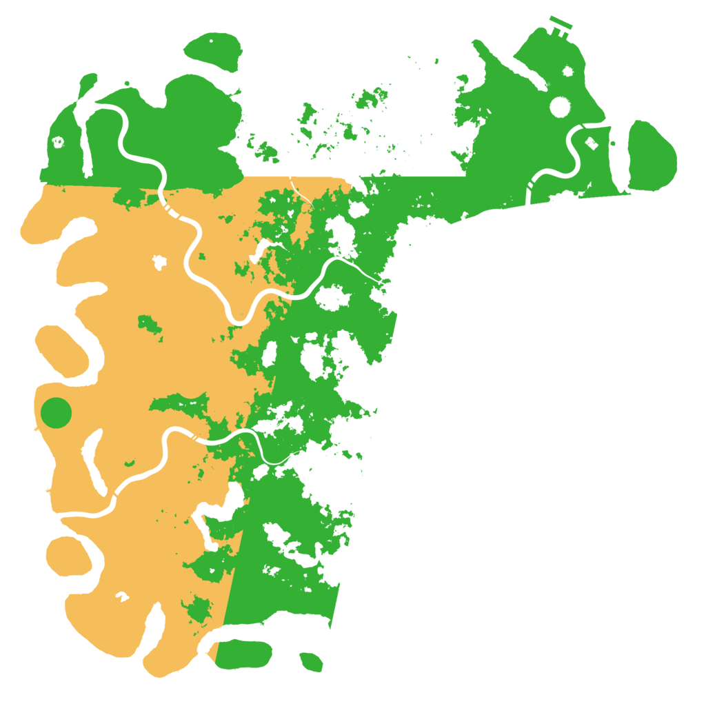 Biome Rust Map: Procedural Map, Size: 6000, Seed: 46722830