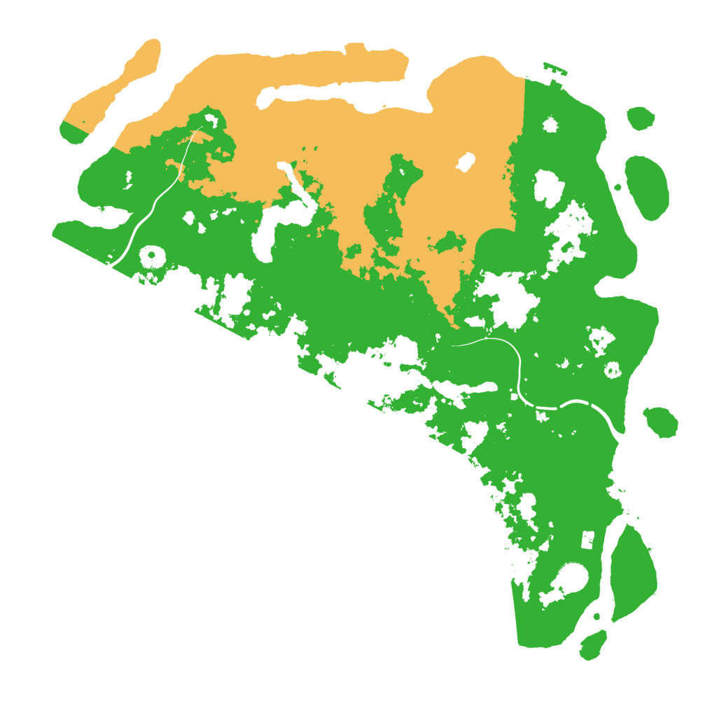 Biome Rust Map: Procedural Map, Size: 4250, Seed: 13850