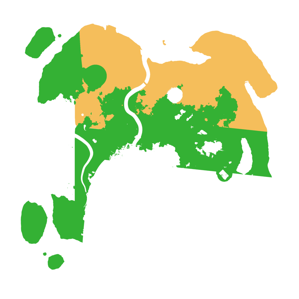 Biome Rust Map: Procedural Map, Size: 3500, Seed: 3042020