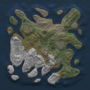 Thumbnail Rust Map: Procedural Map, Size: 3800, Seed: 929292, 16 Monuments