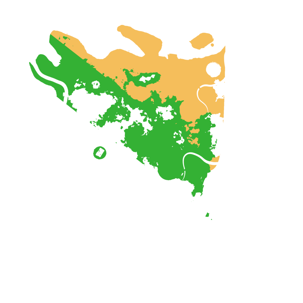 Biome Rust Map: Procedural Map, Size: 3800, Seed: 929292