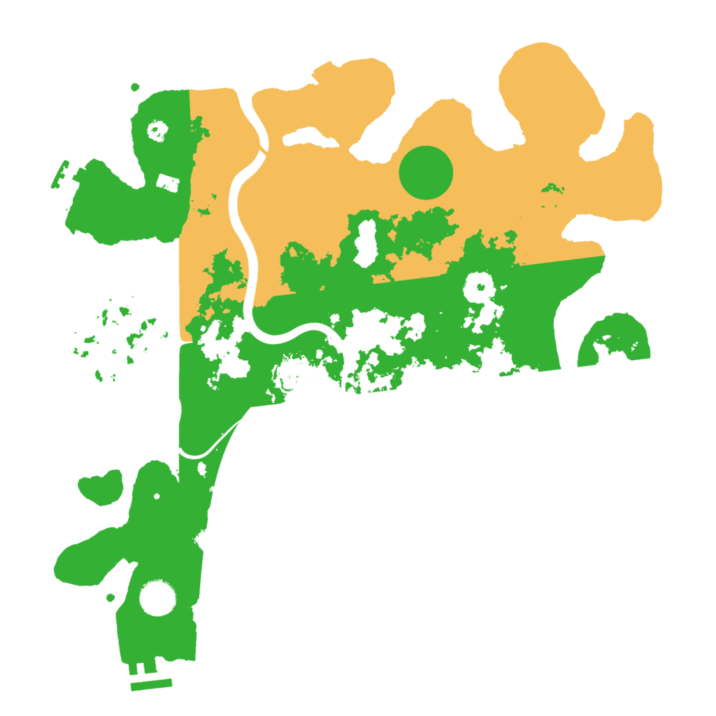 Biome Rust Map: Procedural Map, Size: 3500, Seed: 3637834