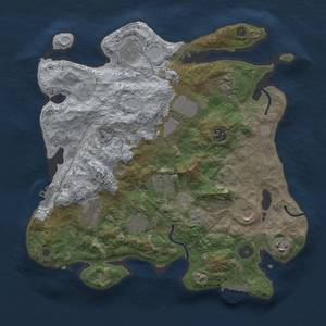 Thumbnail Rust Map: Procedural Map, Size: 3500, Seed: 5478, 19 Monuments